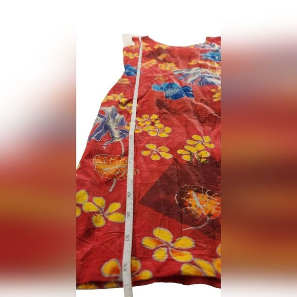 Vintage Y2K JAMS WORLD Marilyn‎ Red Aloha Dress Sleeveless Short XS - Picture 9 of 9